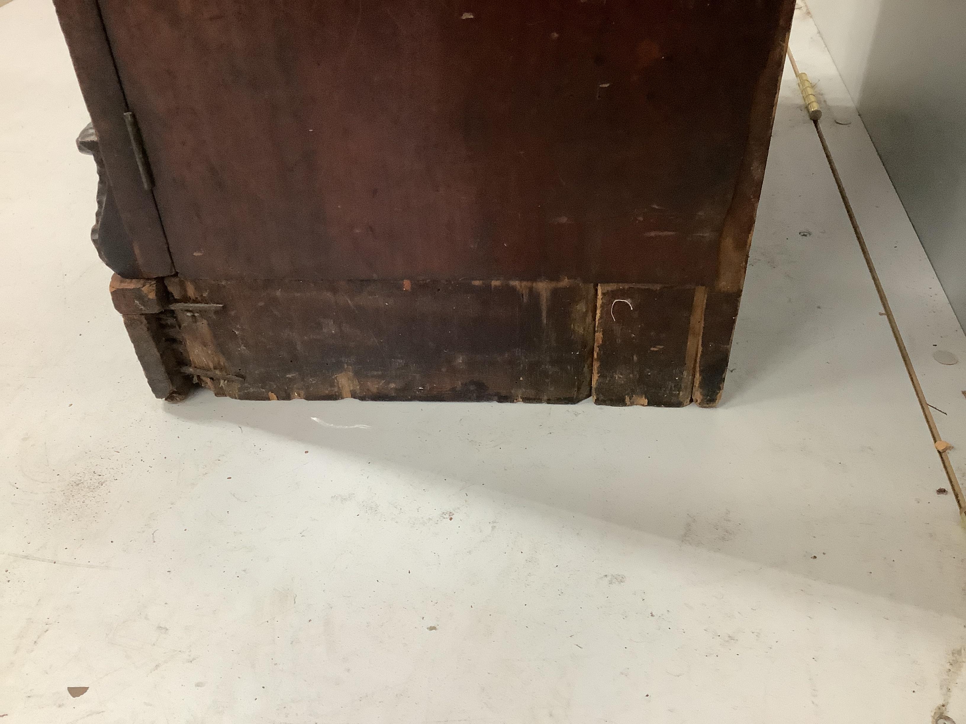 A Victorian mahogany Wellington chest, width 64cm, depth 46cm, height 152cm